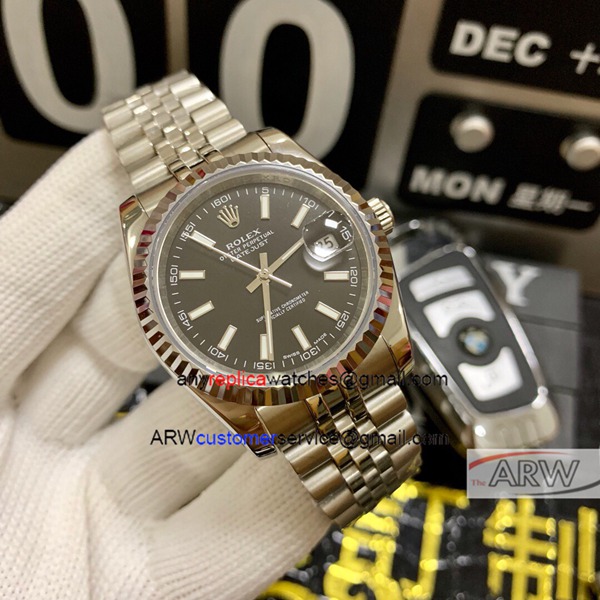 Copy Rolex Datejust Stainless Steel Watch 8215 Movement